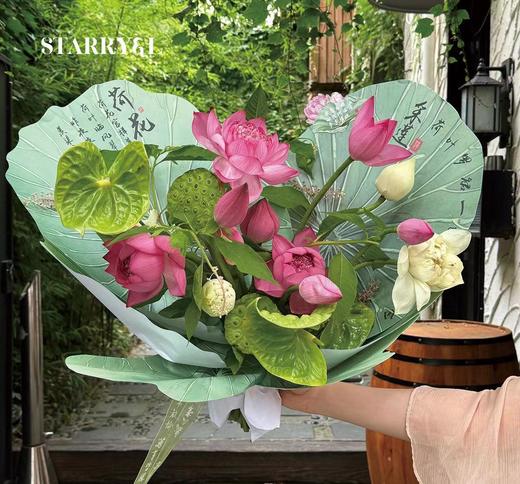 荷塘清韵荷叶纸（10张/包） 商品图8