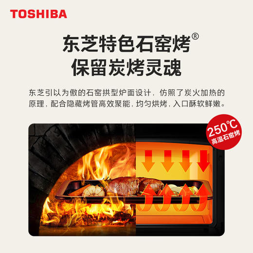 东芝XD95CNW微蒸烤炸一体机水波炉家用台式变频微波炉电烤箱空气炸蒸箱平板隐藏烤管白色26L 商品图0