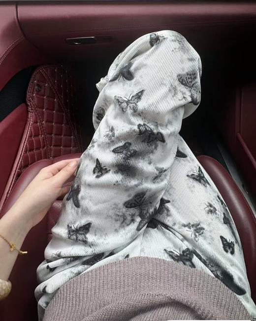 【显瘦透气❗️新中式冰丝阔腿裤】冰丝材质，透气不闷汗，阔腿版型显瘦还百搭，日常休闲穿搭防晒垂感直筒拖地裤Y 商品图5