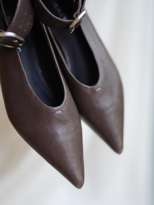 花花团篙端定制小羊皮鞋 、JI致绵软细腻舒服脚感，柔软平底鞋~Q弹舒适好走、防滑耐磨、上脚显腿细、修长！手作质朴篙级感（少量现货，大约48小时可发） 商品图8