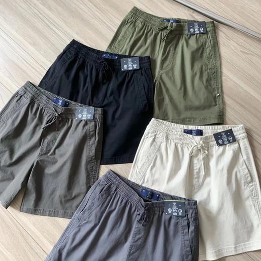 【zm1】夏新款男子简约宽松斜纹抽绳休闲短裤！！ 商品图2