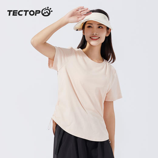 探拓户外女式圆领短袖T恤 商品图3