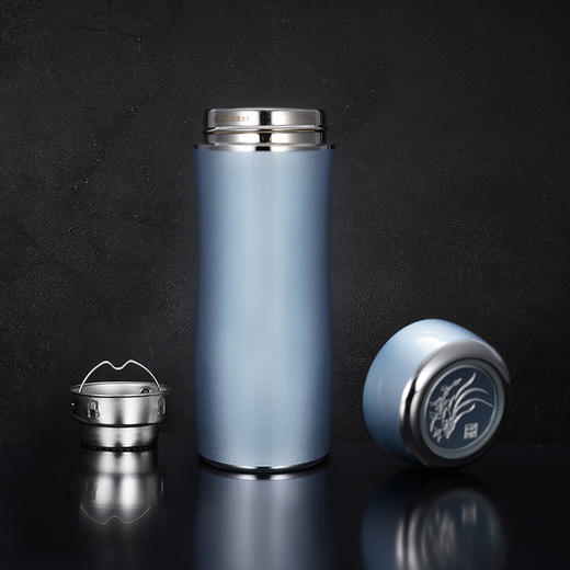 子佩集S999银【微兰清影】杯摆件【ZX013】纯银内胆泡茶杯2406 商品图1