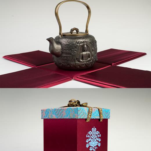 晋韵堂大美山西纯手工铸铁壶电陶炉煮茶器泡茶壶煮茶烧水壶家用 商品图2