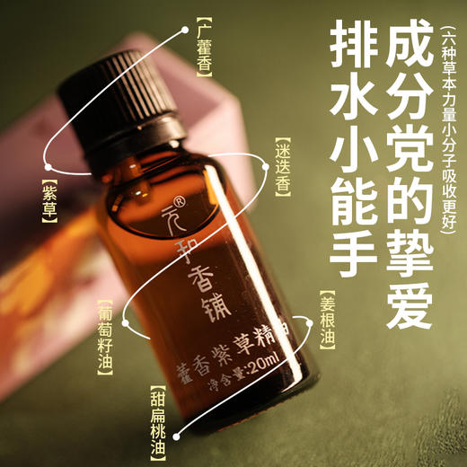 「拍1发2」【无忧精油2.0升级版】藿香紫草迷迭香复方精油 20ml 三伏开穴必备 元和堂迷罗亲研 商品图1