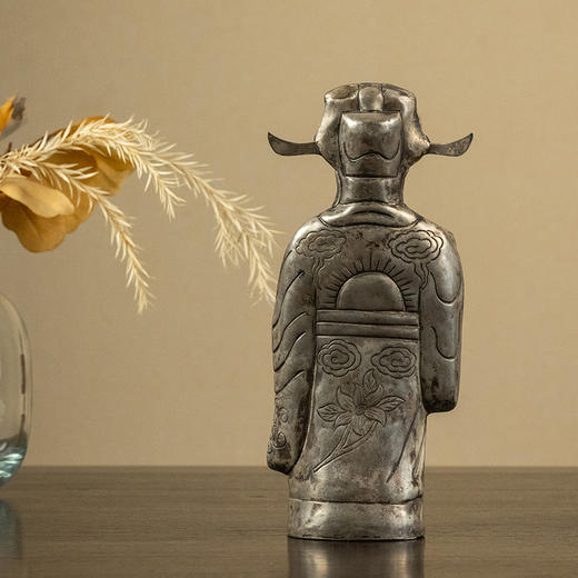 清 银财神像 商品图1