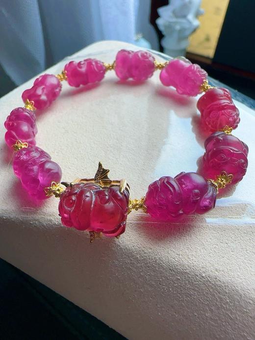 20.3g 雕刻碧玺手链 商品图3