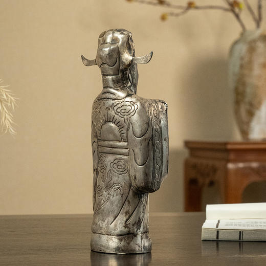 清 银财神像 商品图3