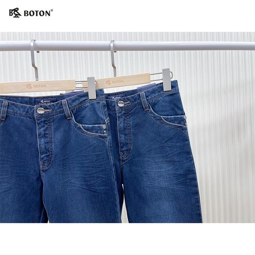 【第2件半价！尾货清仓不退换】波顿女士弹力牛仔5分裤LE375 商品图1