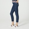 波顿夏季深蓝色高腰牛仔裤小脚修身显瘦女裤子LE209119 商品缩略图1