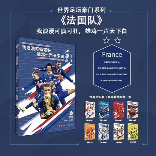 世界足坛豪门系列：法国队（我浪漫可疯可狂 雄鸡一声天下白）(流年) 商品图0