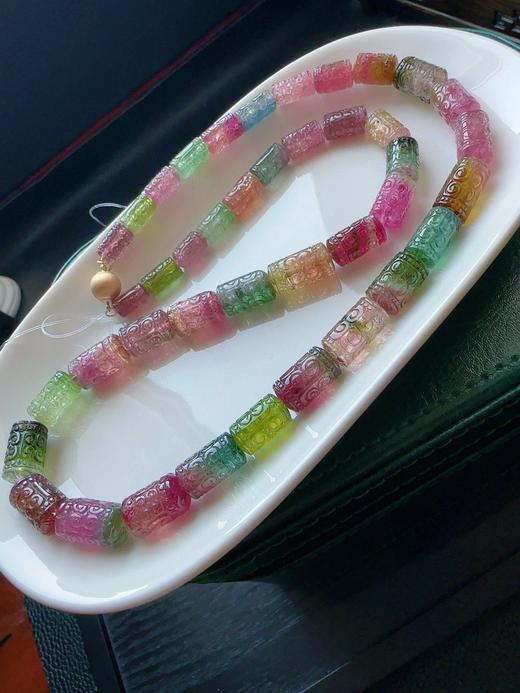 61g 雕刻碧玺项链 商品图2