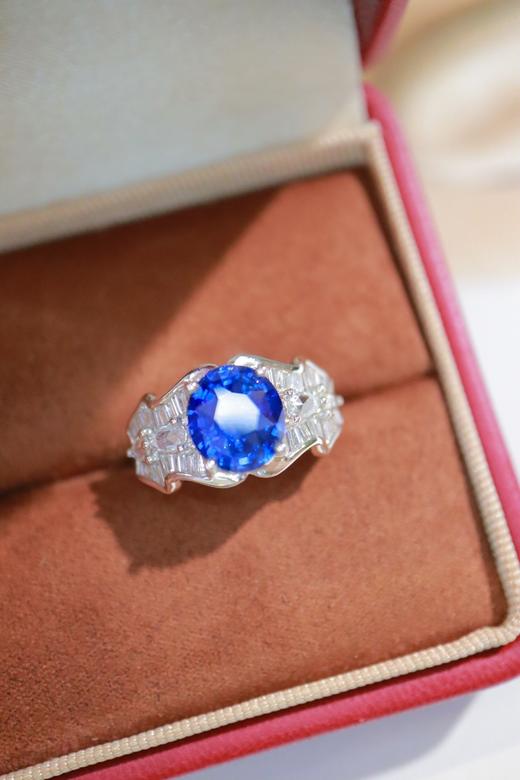 3.19ct 蓝宝石戒指 商品图3