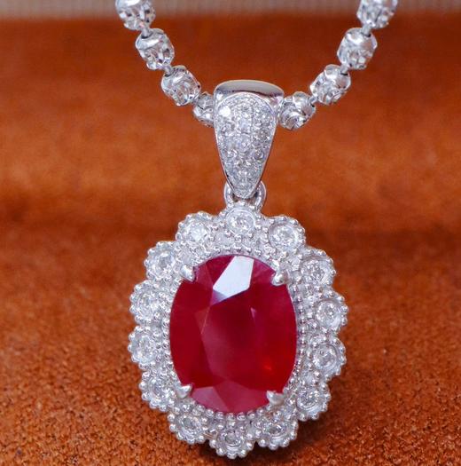 1.39ct 红宝石吊坠 商品图0