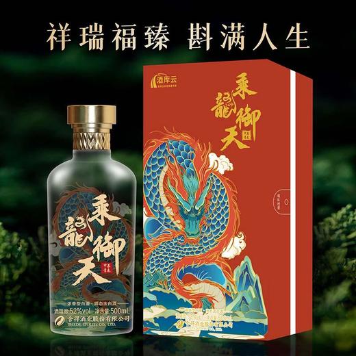 【双锦】舍得六粮特级《乘龙御天》2024龙年定制酒红色版52%VOL 500ml/瓶 商品图3