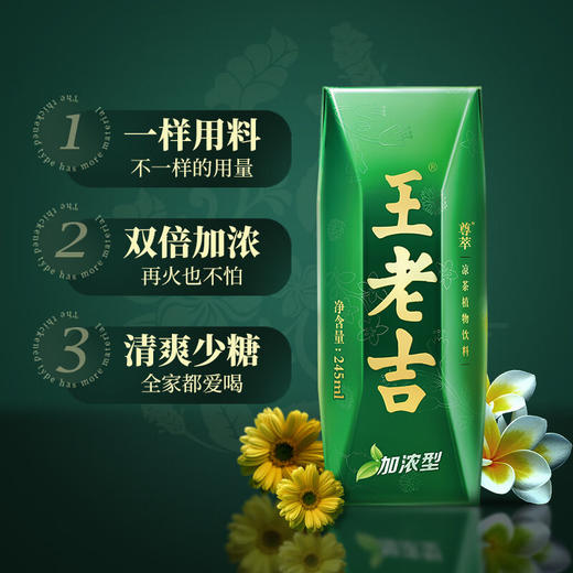 王老吉尊萃加浓型凉茶245ml*12盒草本植物茶饮料礼盒装 商品图0
