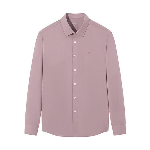 【兰精莫代尔】柒牌男士长袖衬衫男2024秋季新款商务百搭翻领衬衣	127A70990 商品图4