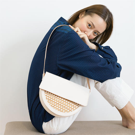 百年传承的“道明竹编”，纯手工藤编、容量大、简约时尚，百年传承的“道明竹编”，纯手工制作，符合东方审美的竹编包 商品图6