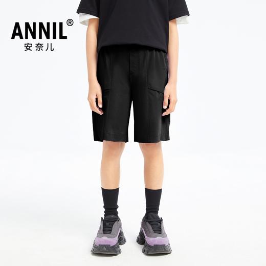 男童弹力运动中裤裤子夏季新款安奈儿童装EB426119 商品图0