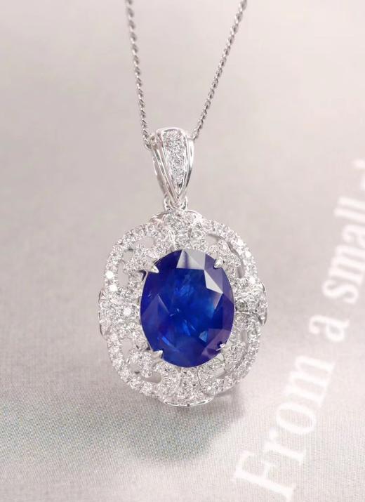 2.8ct 蓝宝石吊坠 商品图2