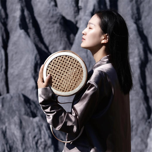 百年传承的“道明竹编”，纯手工藤编、容量大、简约时尚，百年传承的“道明竹编”，纯手工制作，符合东方审美的竹编包 商品图0