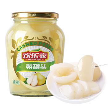 欢乐家雪梨罐头900g*2瓶 新鲜糖水水果罐头 年货礼盒送礼 休闲零食 商品图6