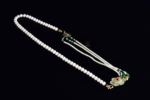 【花好月圆】白玉花珍珠项链-XL12307062 商品图3