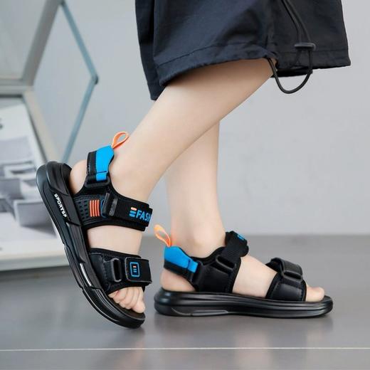 【舒适软底，透气沙滩鞋】男童凉鞋新款 夏季儿童鞋子 中大童软底鞋 小男孩宝宝沙滩鞋潮流-QQ 商品图1