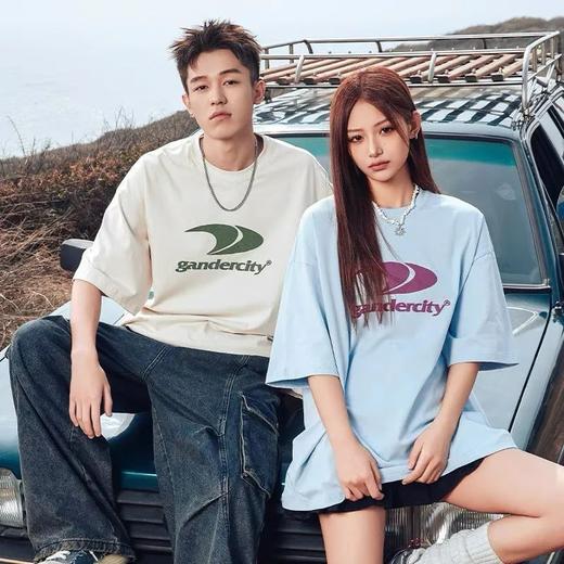 👍NICESELF夏季情侣限定款【随性・标语潮流短袖】：✅可内搭、可外穿，男女同款，超好穿🌸 商品图0