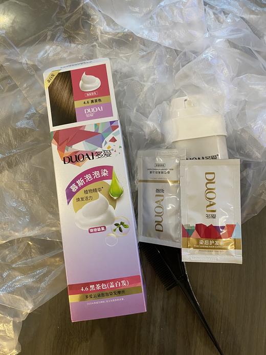 直发 不伤发，染护合一【多爱云朵慕斯染发摩丝】 商品图3