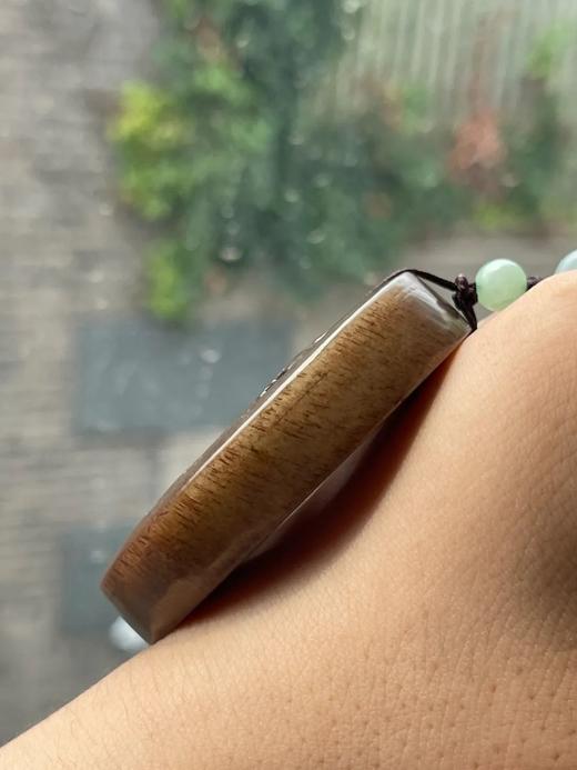 和田褐玉鏤雕龙纹瓦子牌，顺丰包邮 商品图13