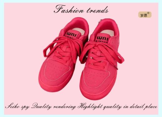 🔥【岁愿糖果色低帮透气百搭原宿风休闲板鞋】💥上脚后真的相当的耐看和美颜~🌸 商品图6