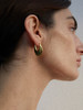 ABOAB｜OVAL ROUND HOLE Hoops [ 耳环   金 / 银 ]【SURROUND】 商品缩略图0