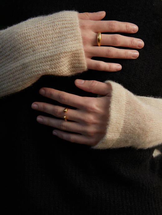 ABOAB｜HUG Ring [ 开口戒指  银 / 金 ]【SURROUND】 商品图3