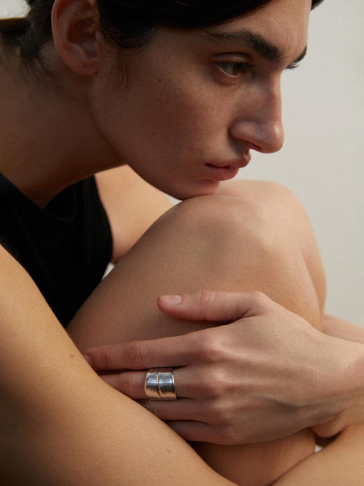 ABOAB｜THREAD Ring [ 开口戒指  银 ]【SURROUND】 商品图1