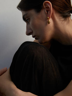 ABOAB｜TWINE Earrings[ 耳钉  金 / 银 ]【SURROUND】