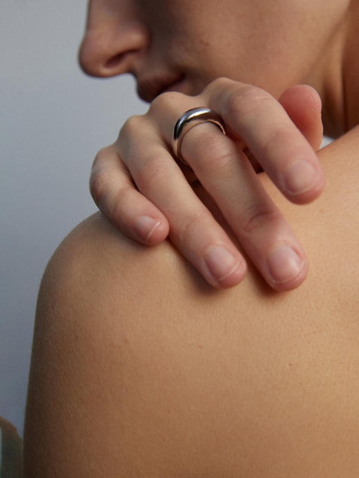 ABOAB｜OVAL Ring  [ 开口戒指  金 / 银 ]【SURROUND】 商品图1