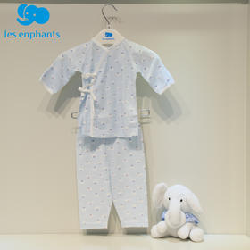 丽婴房-内衣类（夏）D0套装天蓝