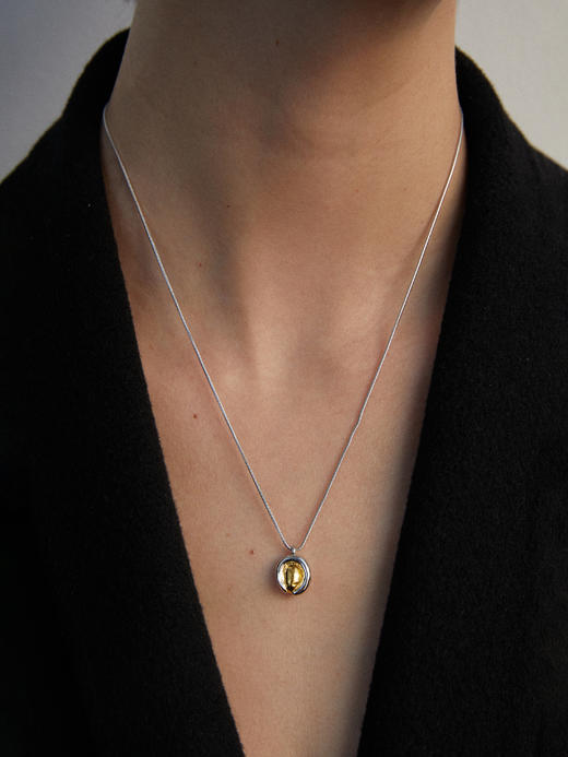 ABOAB｜WRAP Pendant  MIX Necklace [ 项链  金银混 ] 【SURROUND】 商品图0