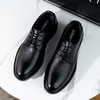 男士商务皮鞋男结婚正装皮鞋内增高6cm休闲皮鞋黑色伴郎 商品缩略图1