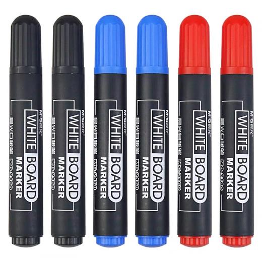 晨光白板笔1支 大容量黑色可擦墨水红色蓝色黑板笔水性记号笔白版笔粗头易擦百板笔2160 商品图4