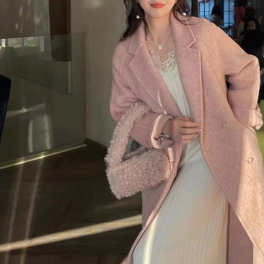 【长岛冬日】升级定制面料！是你在等的经典心动款双面呢大衣 商品图1