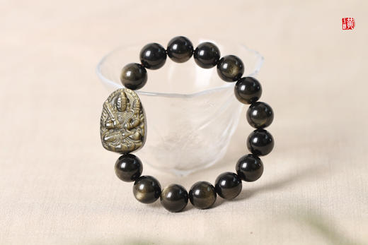 十二生肖本命佛金曜石手串 商品图0
