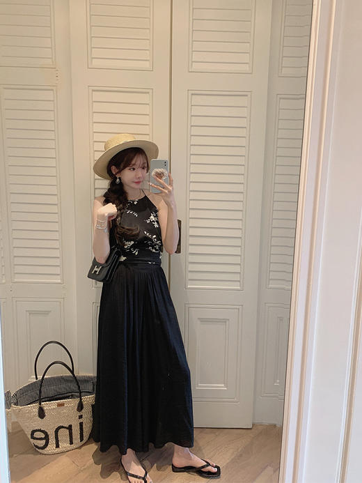 金蘑菇菇  大裤衩 / 高腰宽松垂感直筒休闲长裤 商品图10