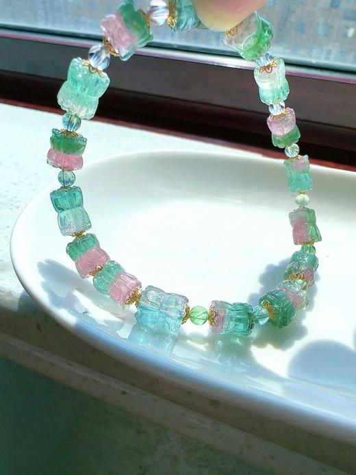 12.1g 雕刻碧玺手链 商品图3