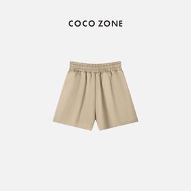 COCO ZONE 23夏新款阔腿短裤显瘦薄款休闲裤子 23C29173
