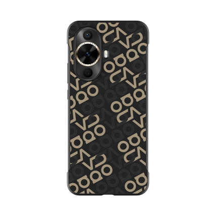 华为nova 12 活力版超薄PU保护壳 黑色/银色