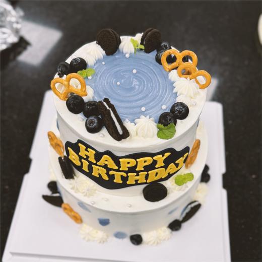 【甜久荟 法式"蓝海"】蓝莓奥利奥装饰 纯动物鲜奶蛋糕 无化学添加 低糖 好吃又健康 商品图2