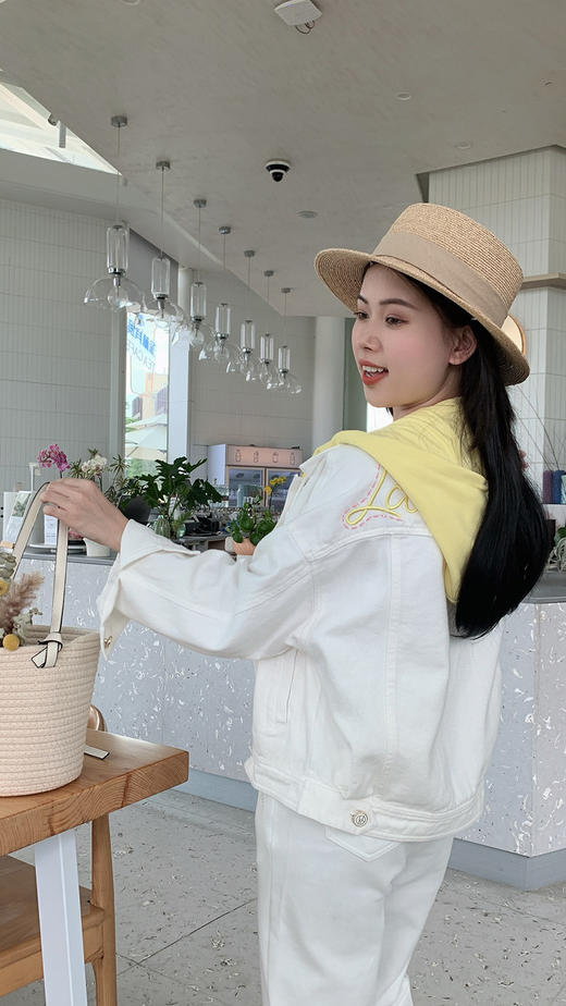 带帽假两件牛仔外套（水洗产品） 9521010035 商品图6