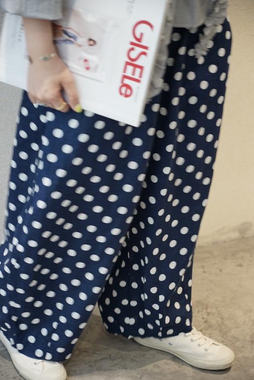 HARVESTY 波点亚麻裤 商品图3